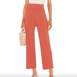 CULT GAIA Jada Rib Knit Pants in Jasper color NWT XS